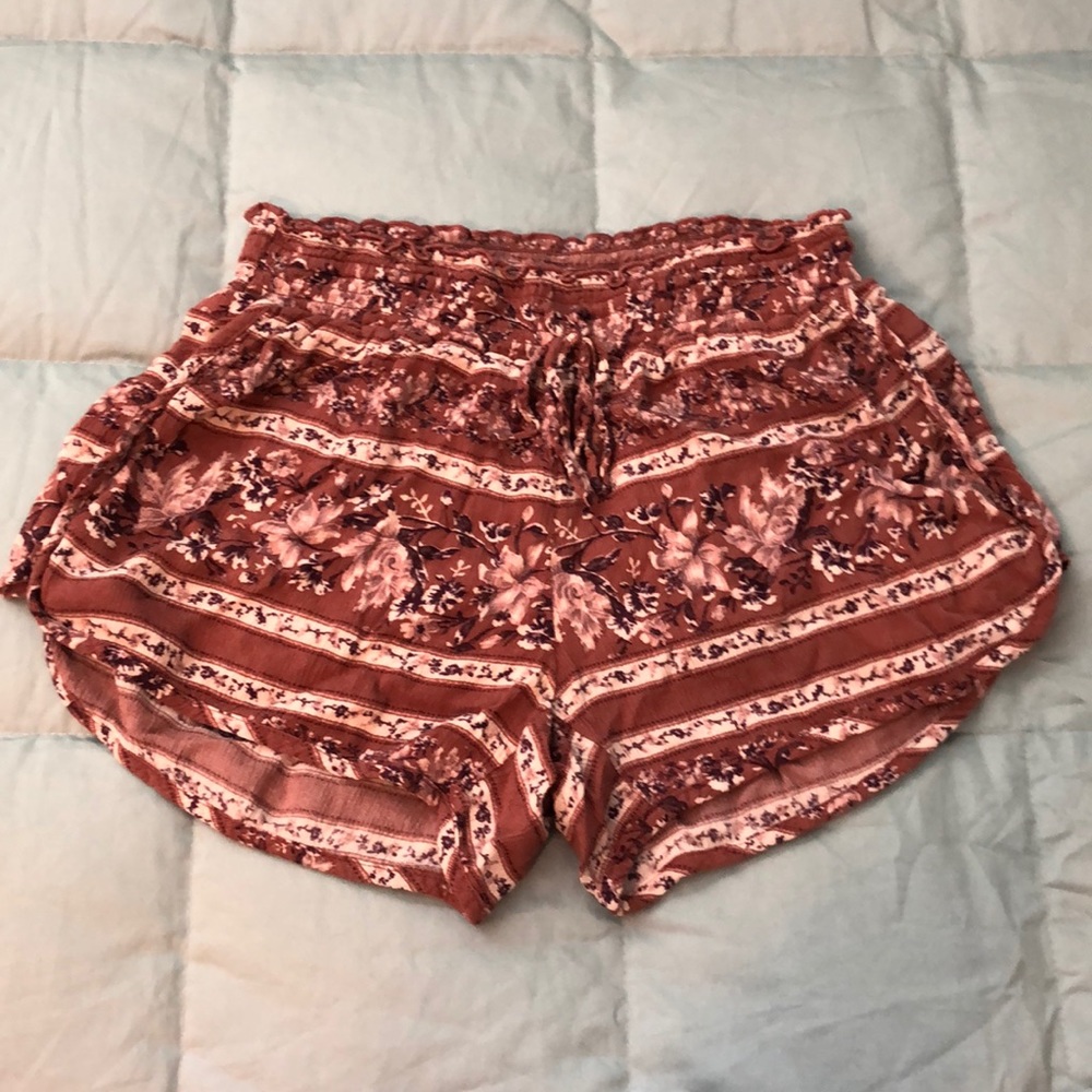 Brown flowy shorts - American Eagle